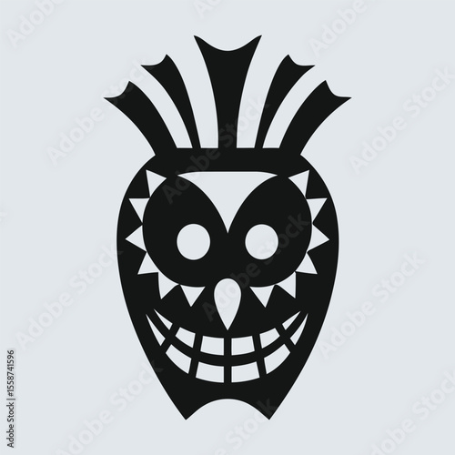 vector illustration of a skull