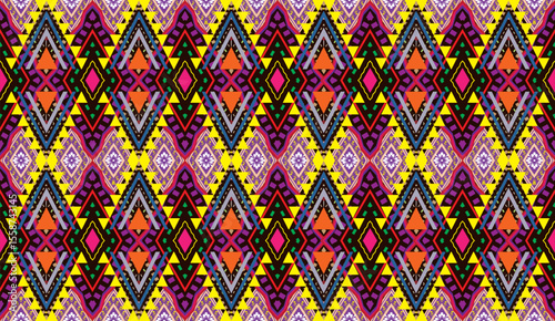 Peruvian american indian pattern tribal ethnic motifs geometric vector background. Modern native american tribal motifs textile print ethnic traditional design. Navajo symbols clothes print.