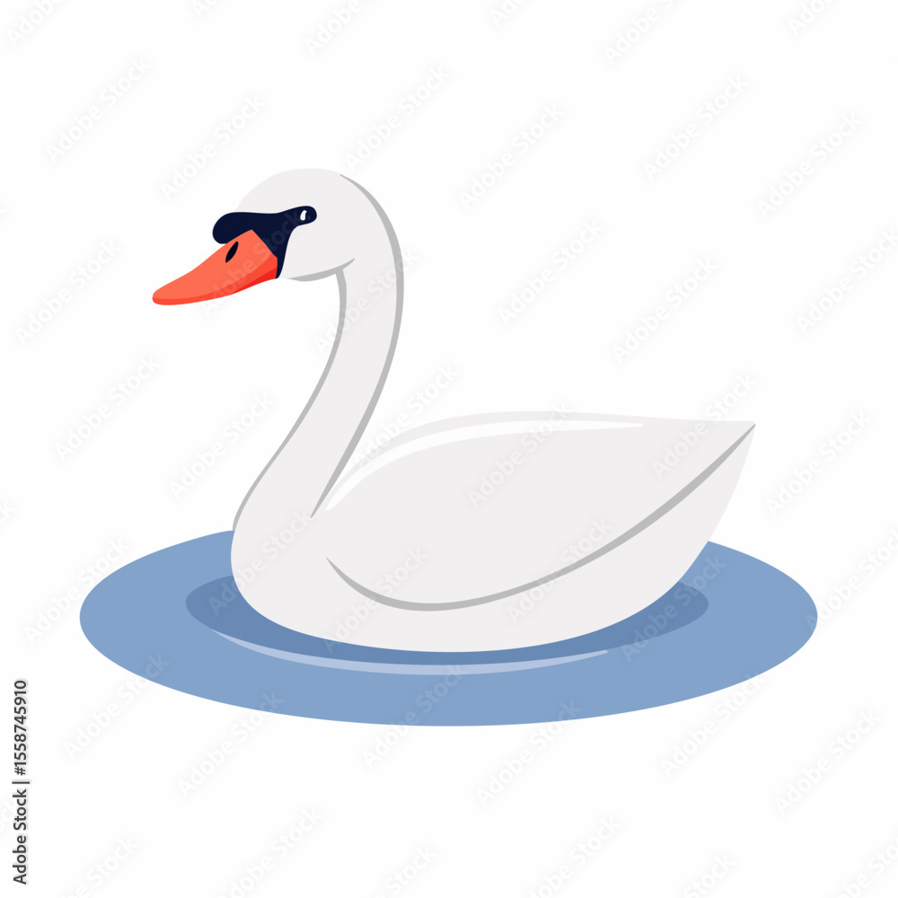 Fototapeta premium swan on the water