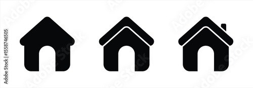 minimalist homepage icon. website home icon vector illustration