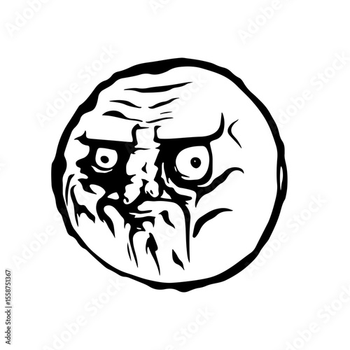 Angry Meme Face