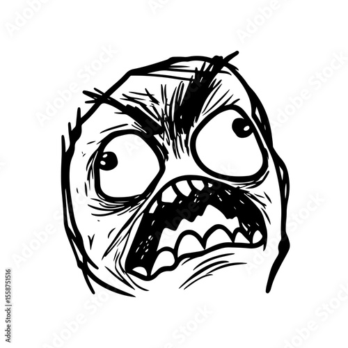 Angry Meme Face