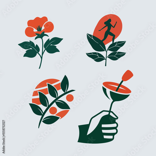 vector illustration of a flower