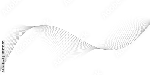 Premium abstract background design with wave line pattern texture in luxury pastel color.
