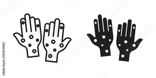 Rash hand icon