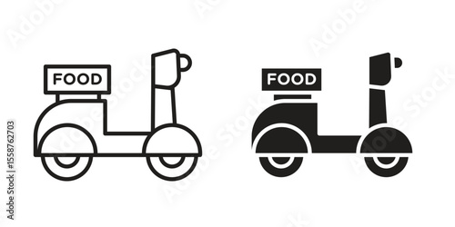 Food delivery icon