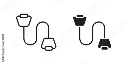 Exercise bands icon