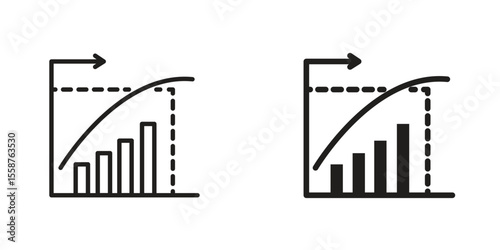 Diminishing returns icon