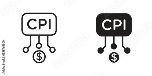 Consumer prices index icon