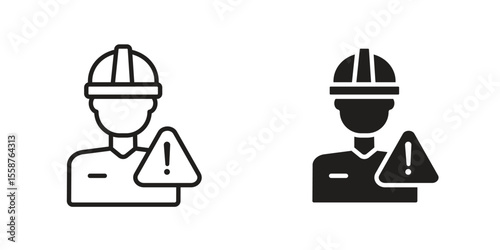 Construction risk icon