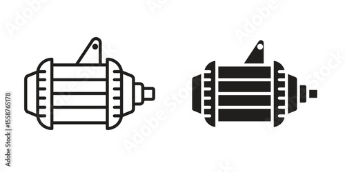 Car alternator icon