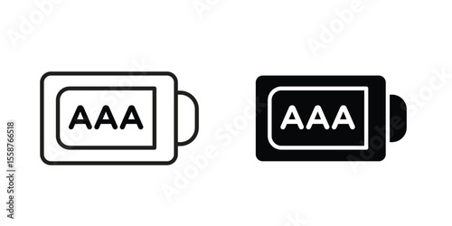 AAA battery icon