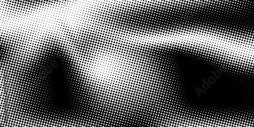 halftone curved line pattern. gradient halftone dots backgrounds. modern vector