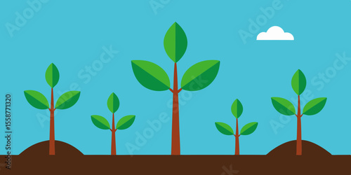 green sprout growing from the ground