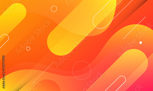 Abstract orange diagonal background. Vector illustration