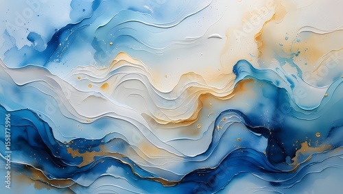 blue water abstract background