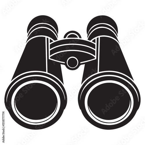 binoculars vector illustration