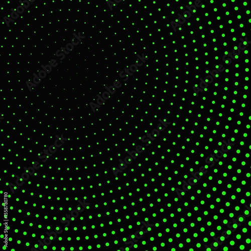 Halftone geometric round circle pattern background - seamless looping animation