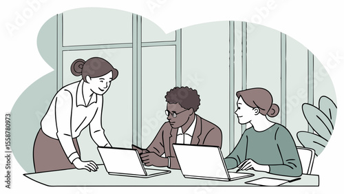 Futuristic Corporate Workflow
