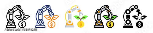 Robotics Investment Icon