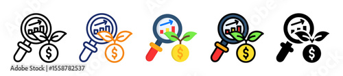 Data Analytics Investment Icon