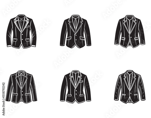 Classic Men's Blazer Jacket Elegant Style and Sophisticated Design	
