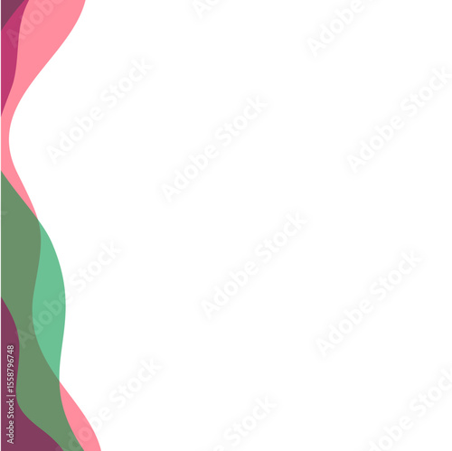 Colorful Side Border Frame