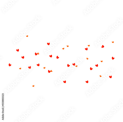 Red Hearts Illustration