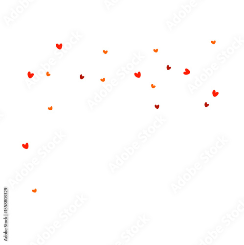Red Hearts Illustration