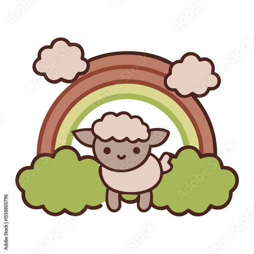 sheep with a heart