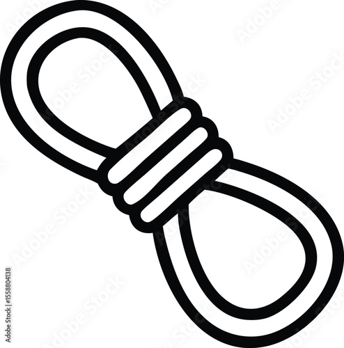 Rope icon design for climbing and outdoor use
