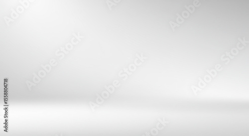 Abstract White Background with Studio Room for Product Presentation or Display