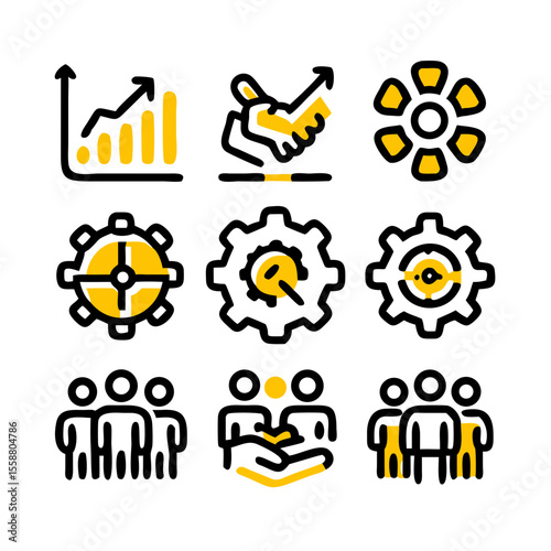 set of icons for web design