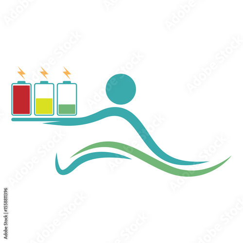 Battery Charging Icon design