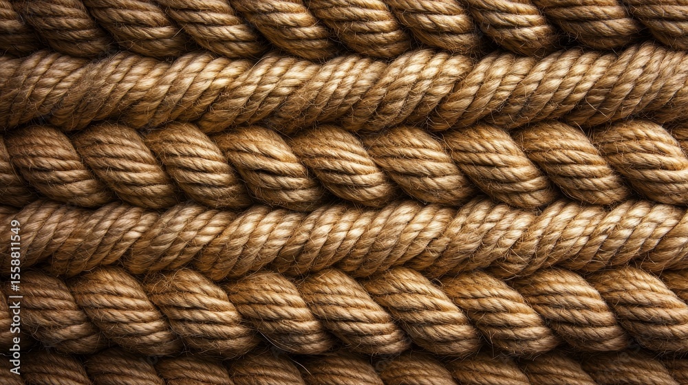 Natural Jute Fiber Ropes for Heavy Work, Representing Tradition and Industrial Dcor Elements Natural Jute Fiber Ropes for Heavy Work, Representing Tradition and Industrial Dcor Elements