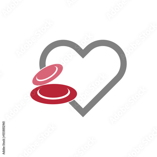 Red blood icon design
