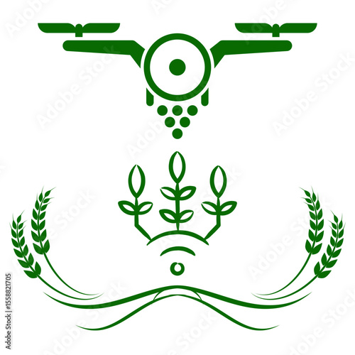 sustainable agriculture logo vector image illustration