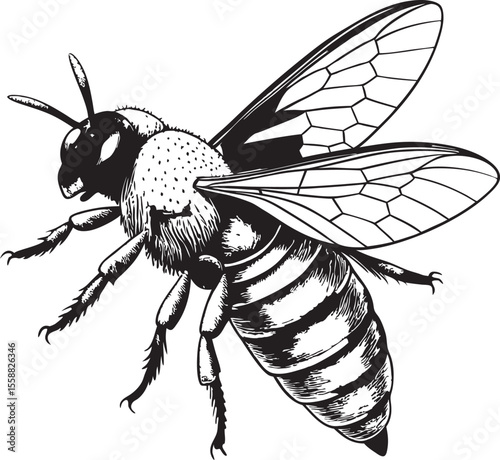 A collection of whimsical and stylized bee illustrations