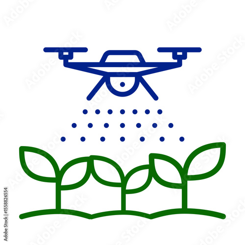sustainable agriculture industry icon vector image illustration