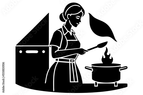 woman in the kitchen