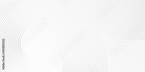 Minimal Abstract Circular Line Background. Modern trendy design in Vector Illustration