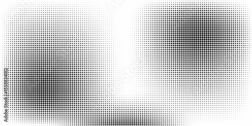 Minimal halftone dot pattern with smooth black and white gradient, perfect for tech and modern designs.