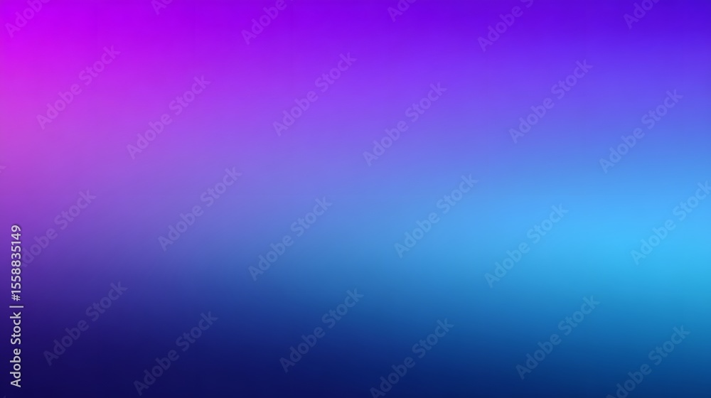 Fototapeta premium Cyan and purple grain texture magenta glowing light blurred colors retro grainy gradient banner back