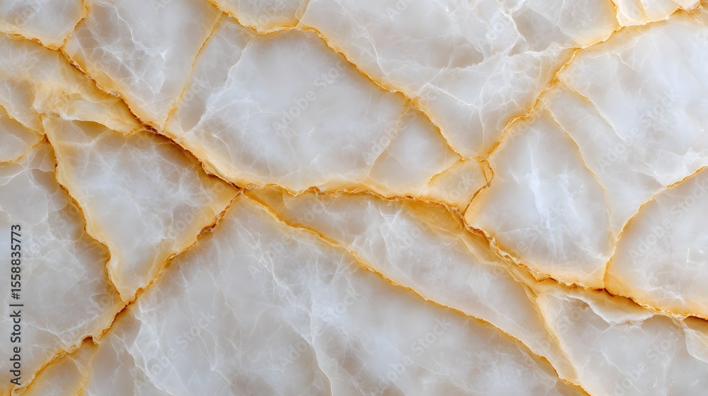 Naklejka premium Elegant marble texture with golden veins