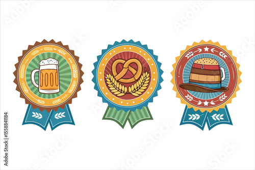 Set of Vector Sale Labels and Guarantee Badges Design Collection