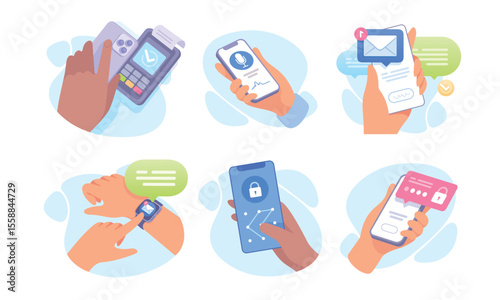 Innovative Modern Communication Devices and Notifications for Enhanced Digital Interaction
