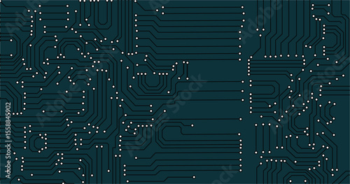 High-tech technology background texture. Circuit board vector illustration. Structure futuristic backdrop.