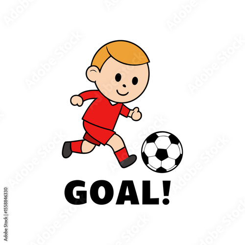 boy with soccer ball