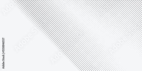 Grunge halftone gradient background. Faded grit noise texture. White and black sand wallpaper. Retro pixelated  modern arts