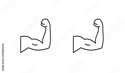 Male arm lift surgery glyph icon. Brachioplasty for men. Plastic surgery for man. Surgical arm reshaping. Silhouette symbol. Negative space. Vector isolated illustration